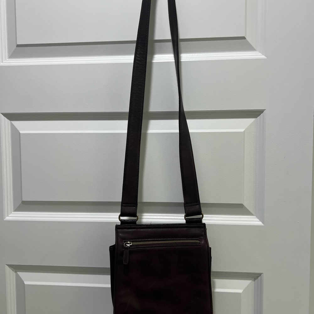 Fossil Dark Brown Messenger Bag